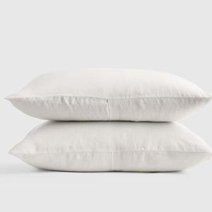 Linen Sham Set in Sand
