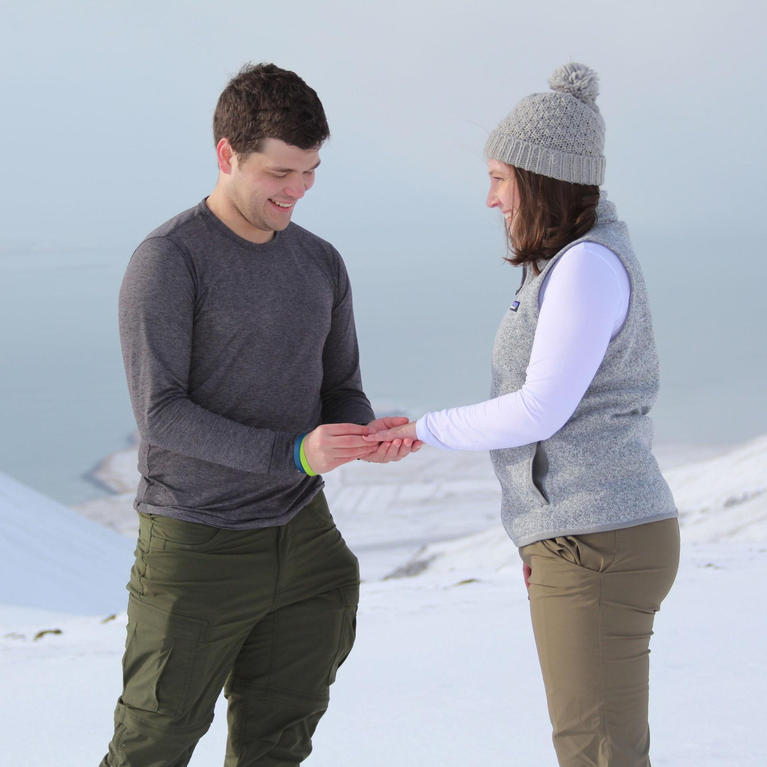 Engagement on Mt. Esja in Iceland, March 5th, 2025