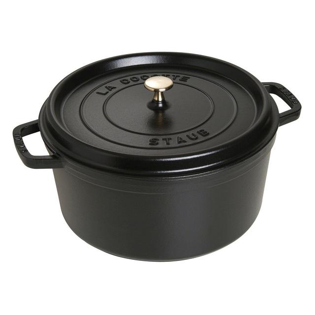 Staub Cast Iron 9 qt. Cast Iron Round Dutch Oven