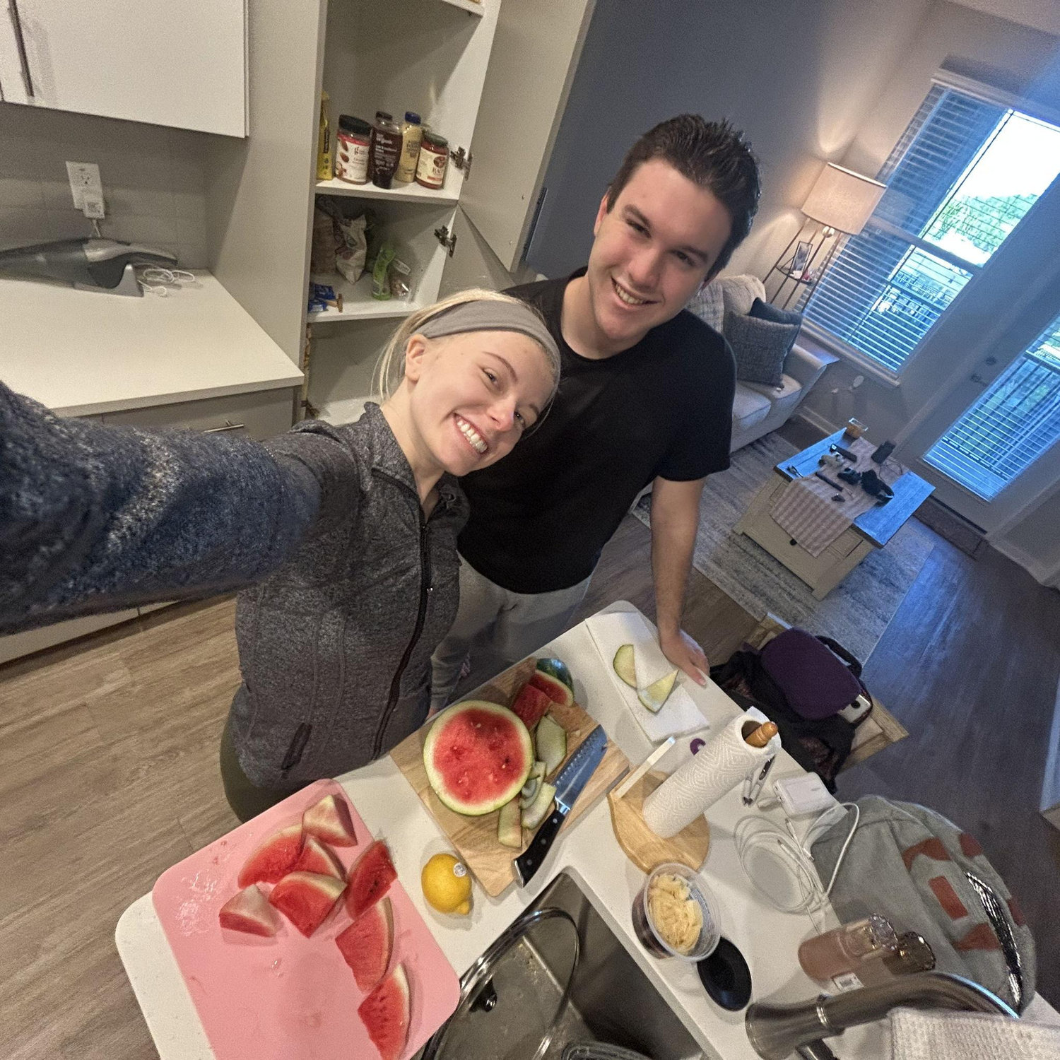 Fun times at Erika's apartment cooking and baking together!