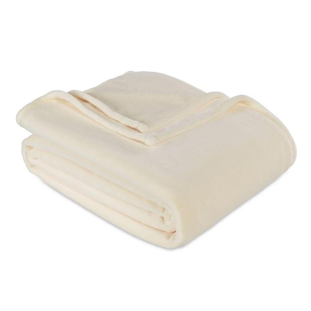 Berkshire Blanket® Serasoft® Full/Queen Plush Blanket in Cream