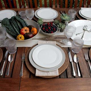 Rustique Melamine Dinner Plate, Set of 4
