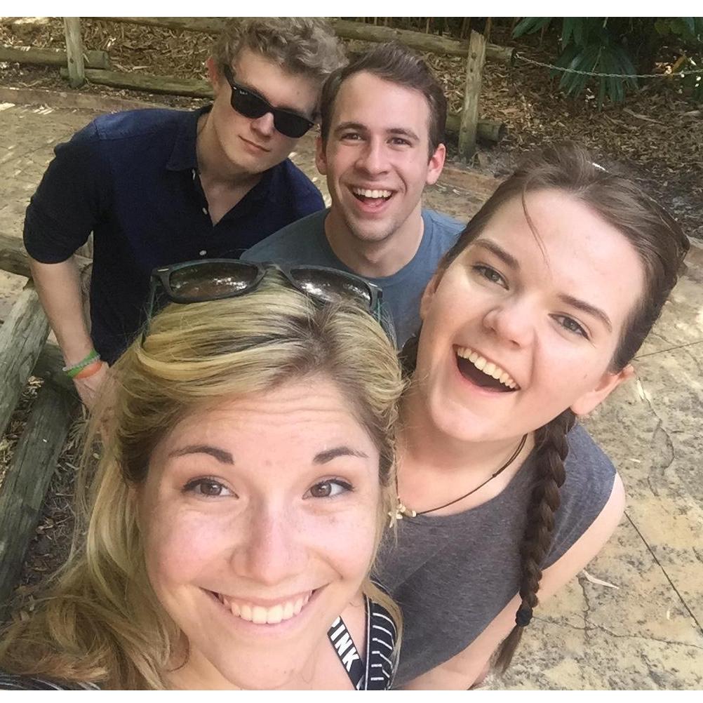 Friends and Florida on our first spring break together.