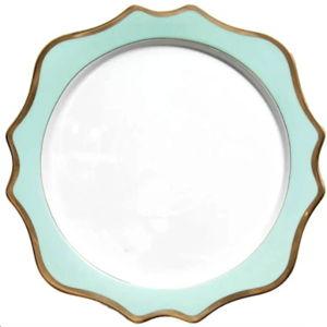 Anna's Palette Aqua Green Charger