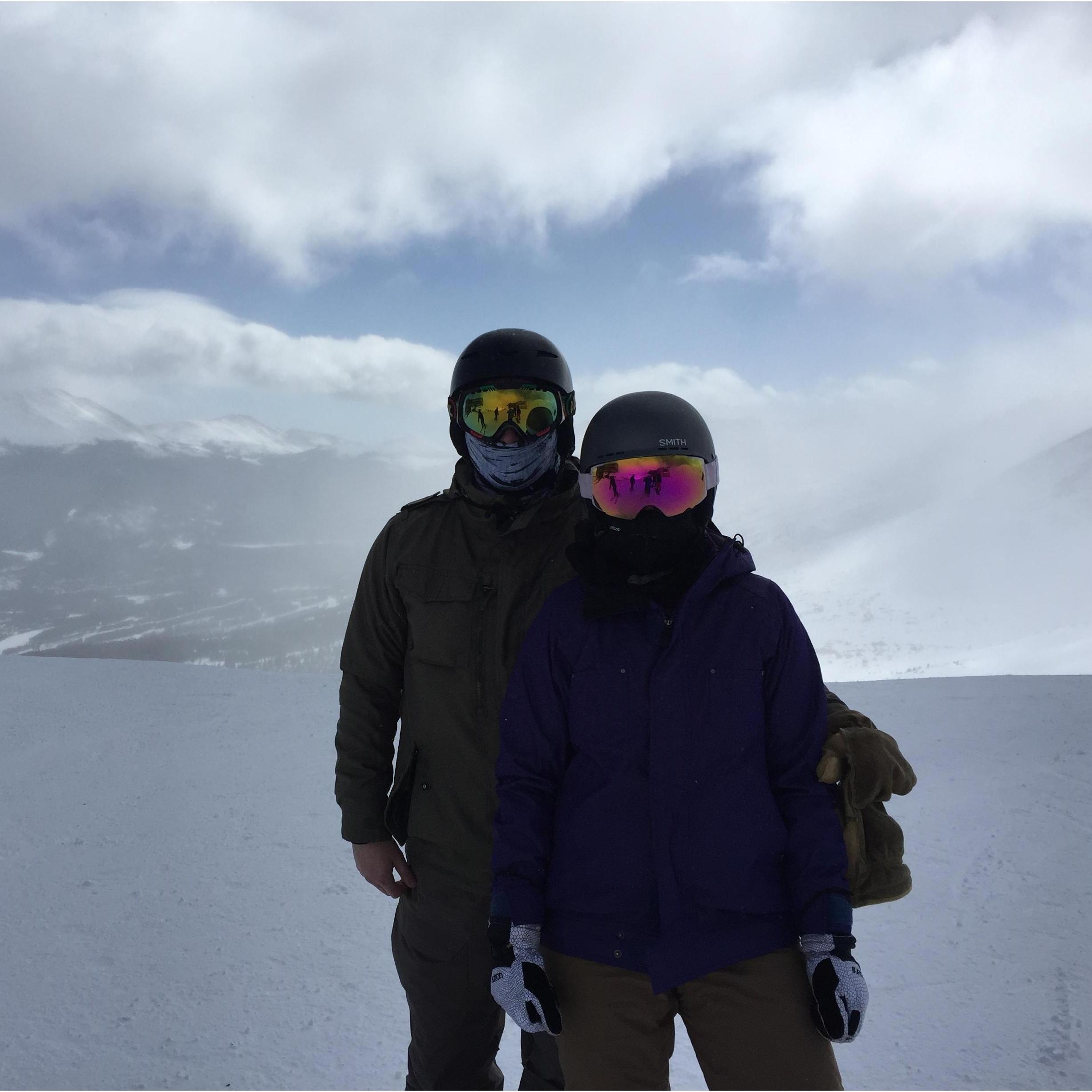 On top of the mountain, Breckenridge, CO