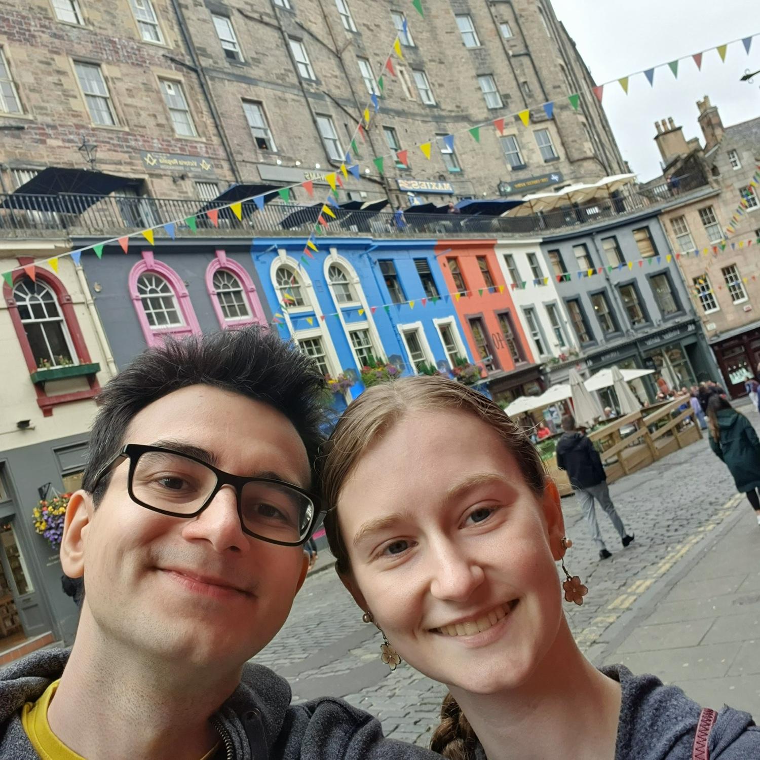 The inspiration for Diagon Alley - Edinburgh, Scotland - August 2022