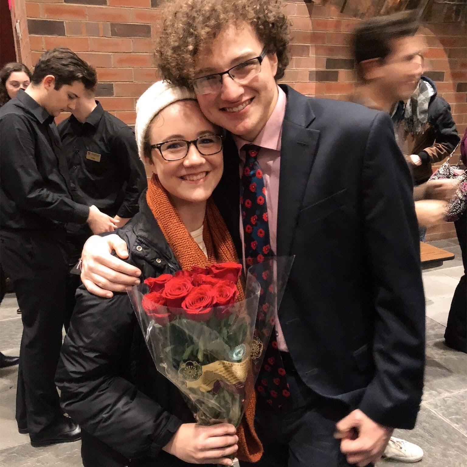 First flower bouquet! It became an operatic tradition.