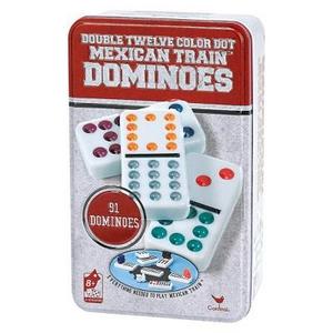 Cardinal Game Gallery Double 12 Color Dot Dominoes