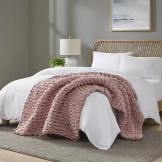 Chenille Chunky Knit Throw