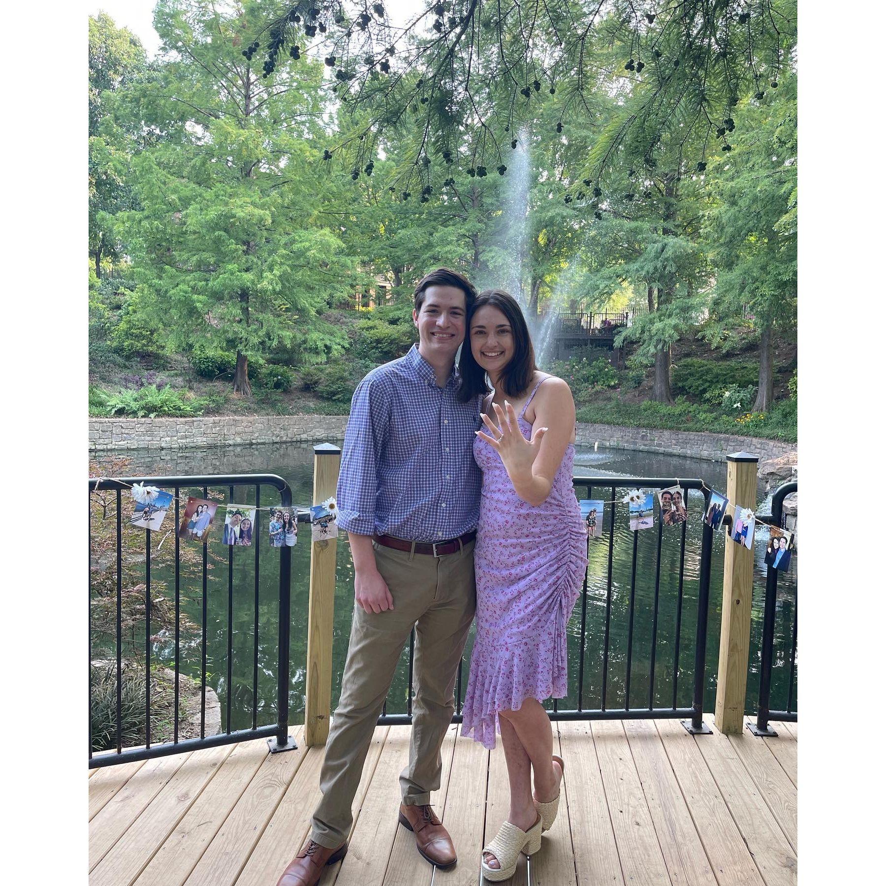 The day Ashley said yes!