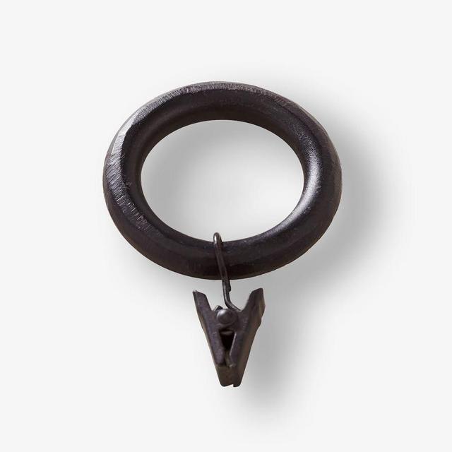 Clip Rings, Set of 10, Small, Cast Iron Black