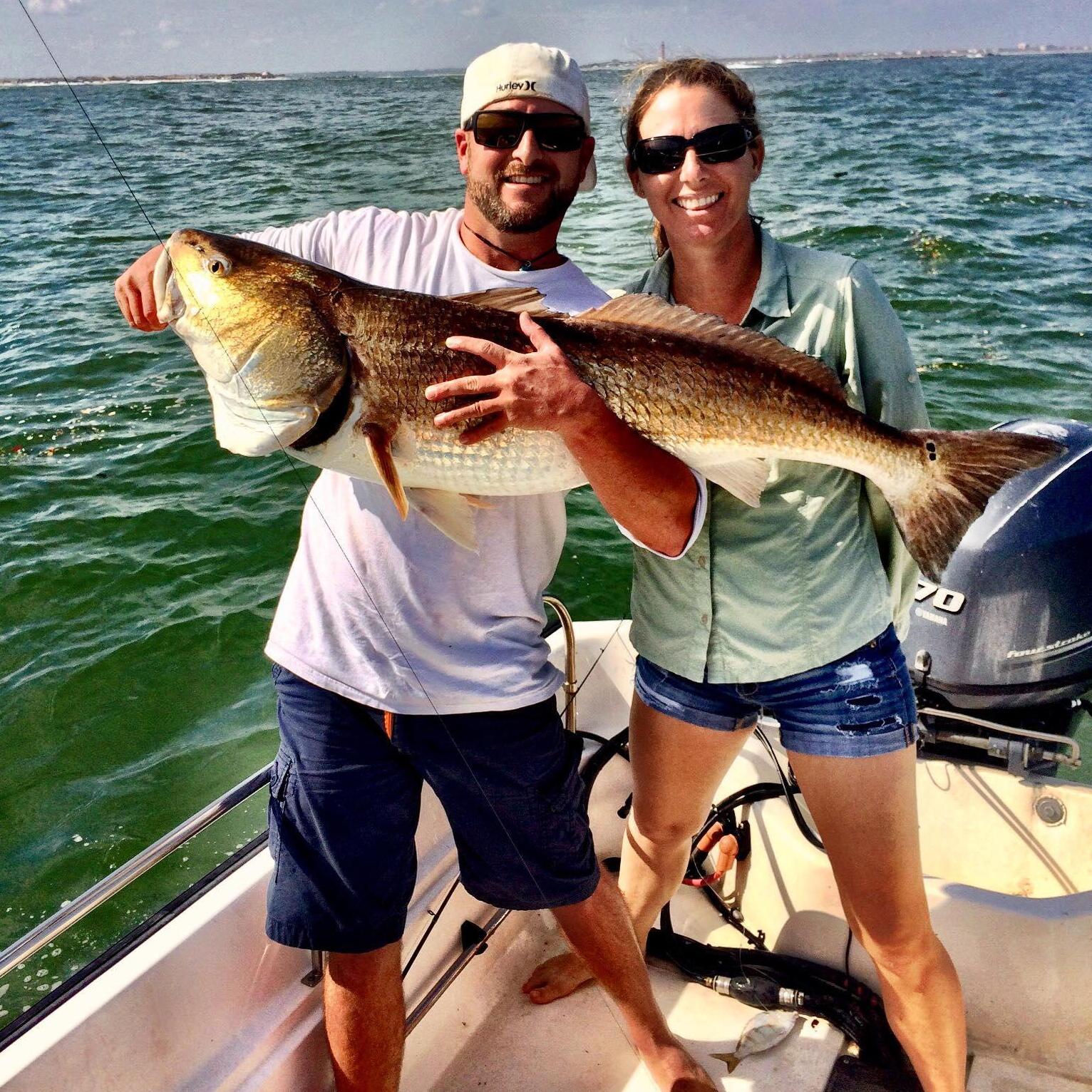 Red fishing with Lane