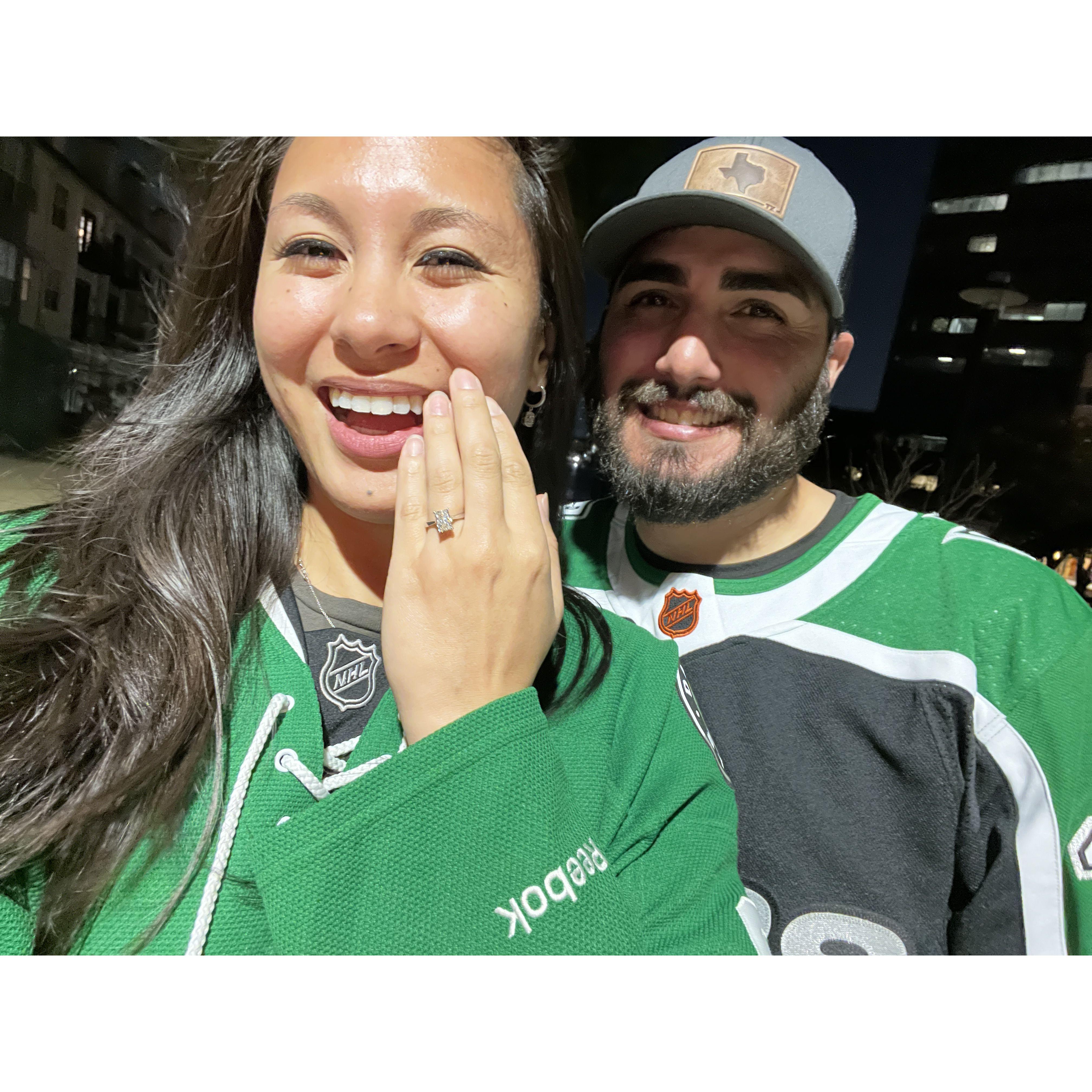 When Cody proposed!!!