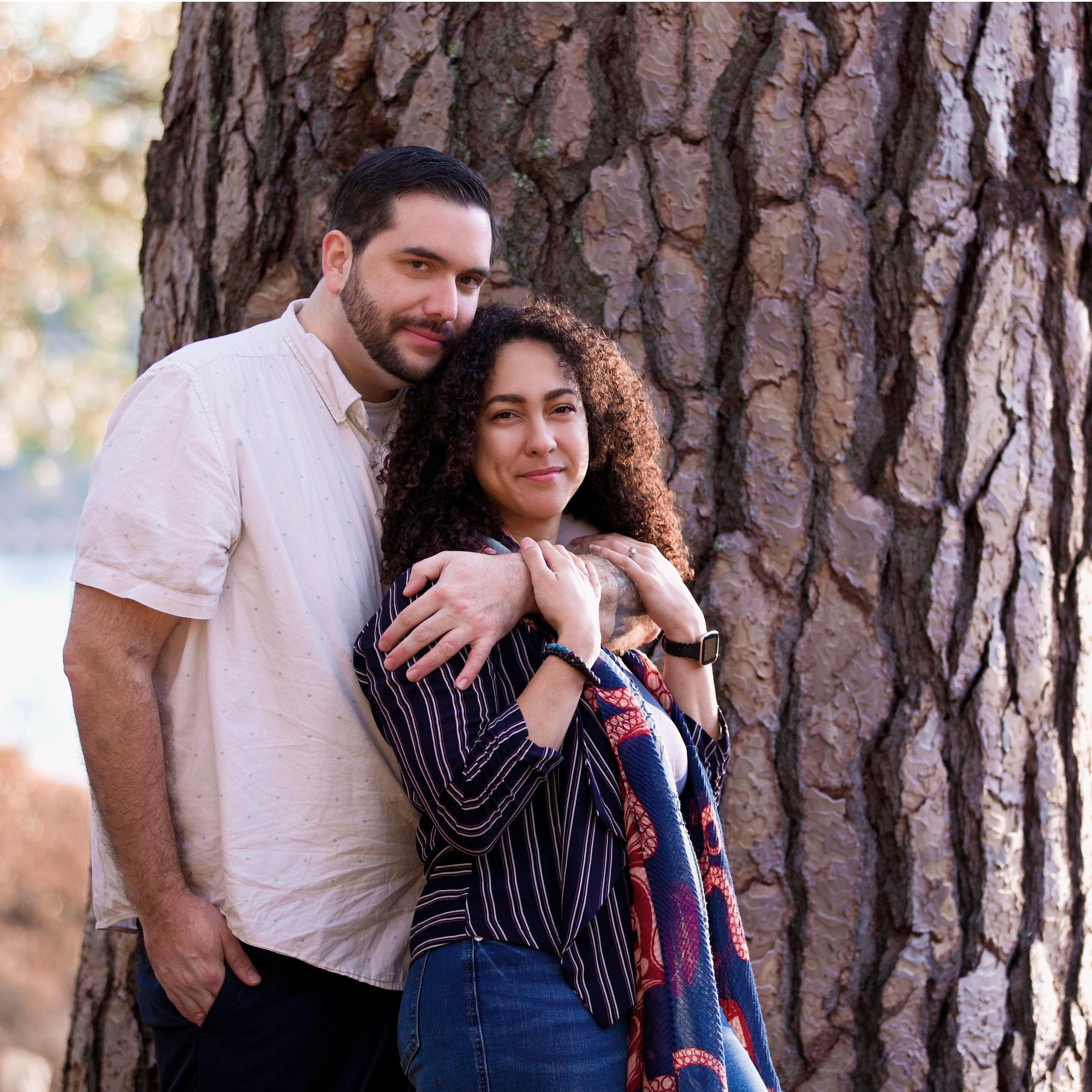Engagement photo shoot at Lake Tabeaud