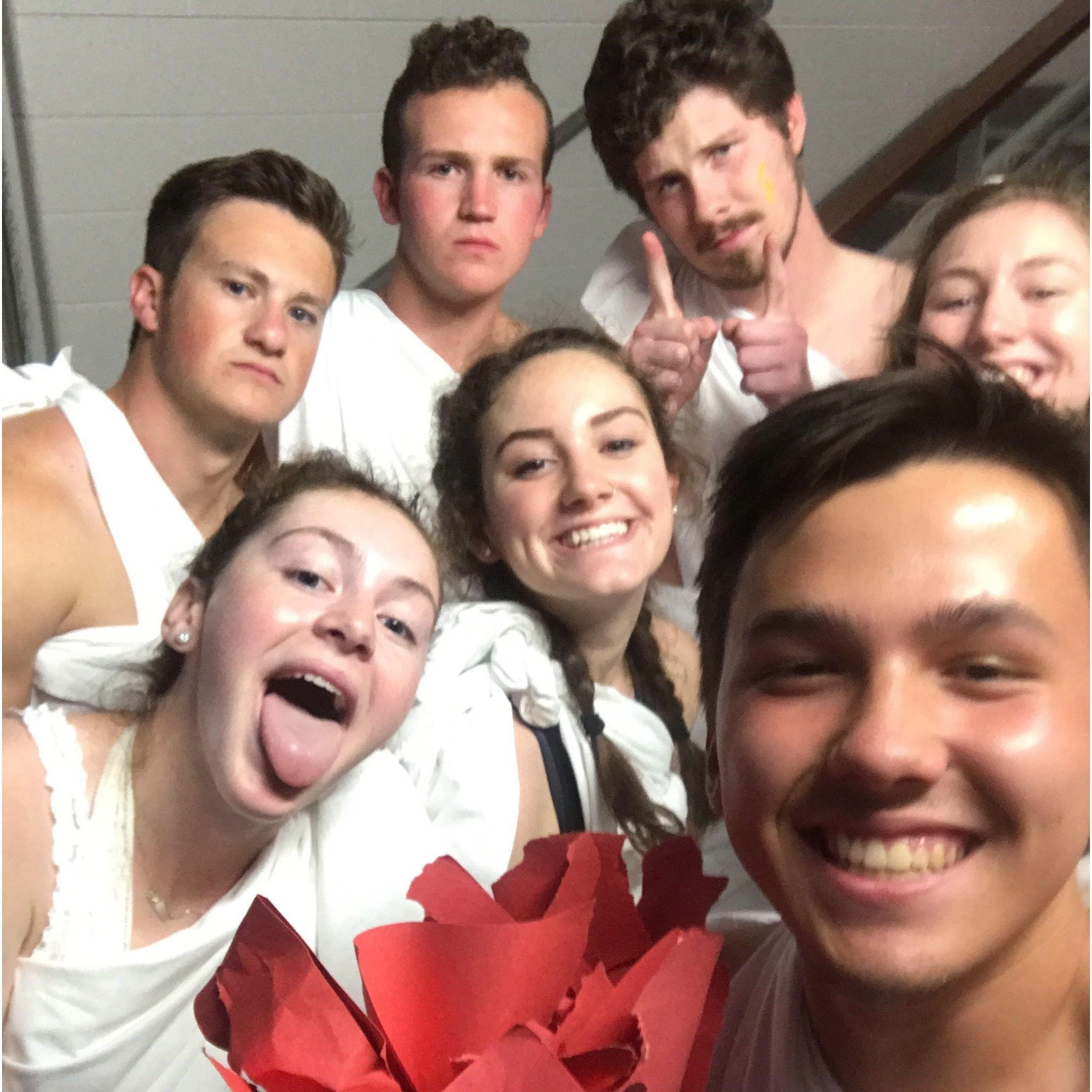 Our first time volunteering at WASC together in 2017 (featuring Jack from our wedding party)!