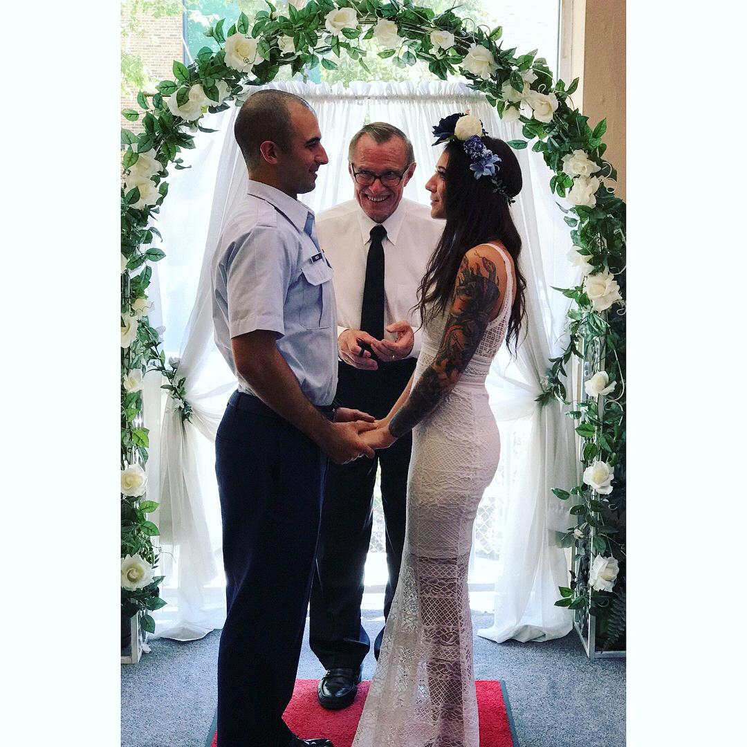 With this ring, I thee wed ❤️