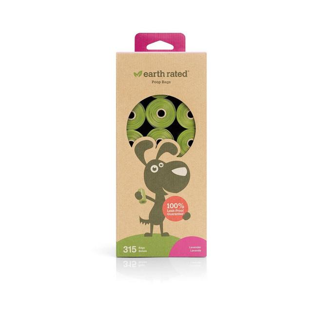 Earth Rated Dog Waste Disposal Bags - Lavender - 21 Rolls/315 Bags