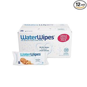 WaterWipes Sensitive Baby Wipes, 60 Count, 12 Packs