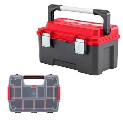 CRAFTSMAN Pro 20-in Plastic; Metal Lockable Tool Box