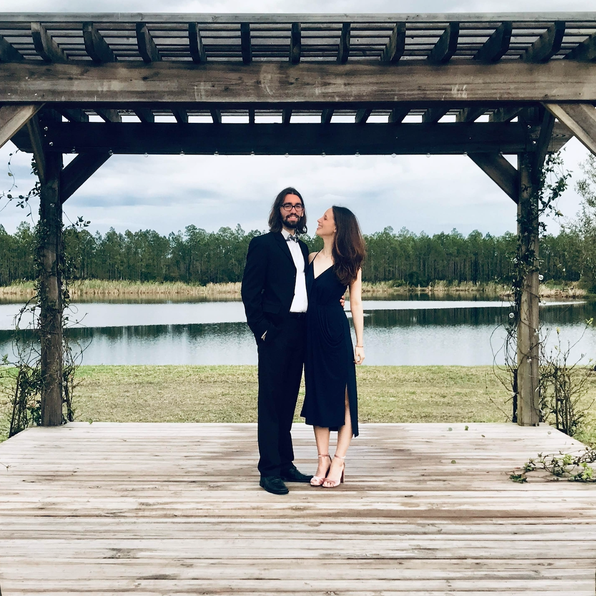 Our first wedding together!