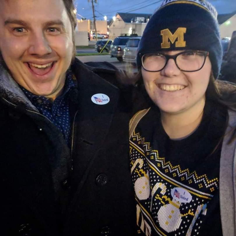 "Couples that vote together, stay together!" - Marissa