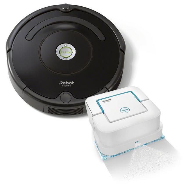 iRobot® Roomba® 675 Robot Vacuum & Braava jet® 240 Robot Mop Bundle