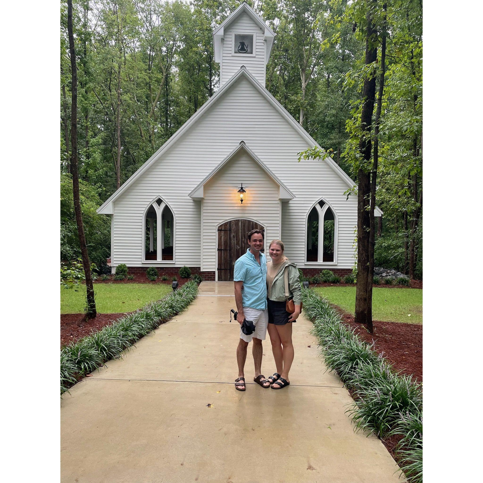 Touring wedding venues