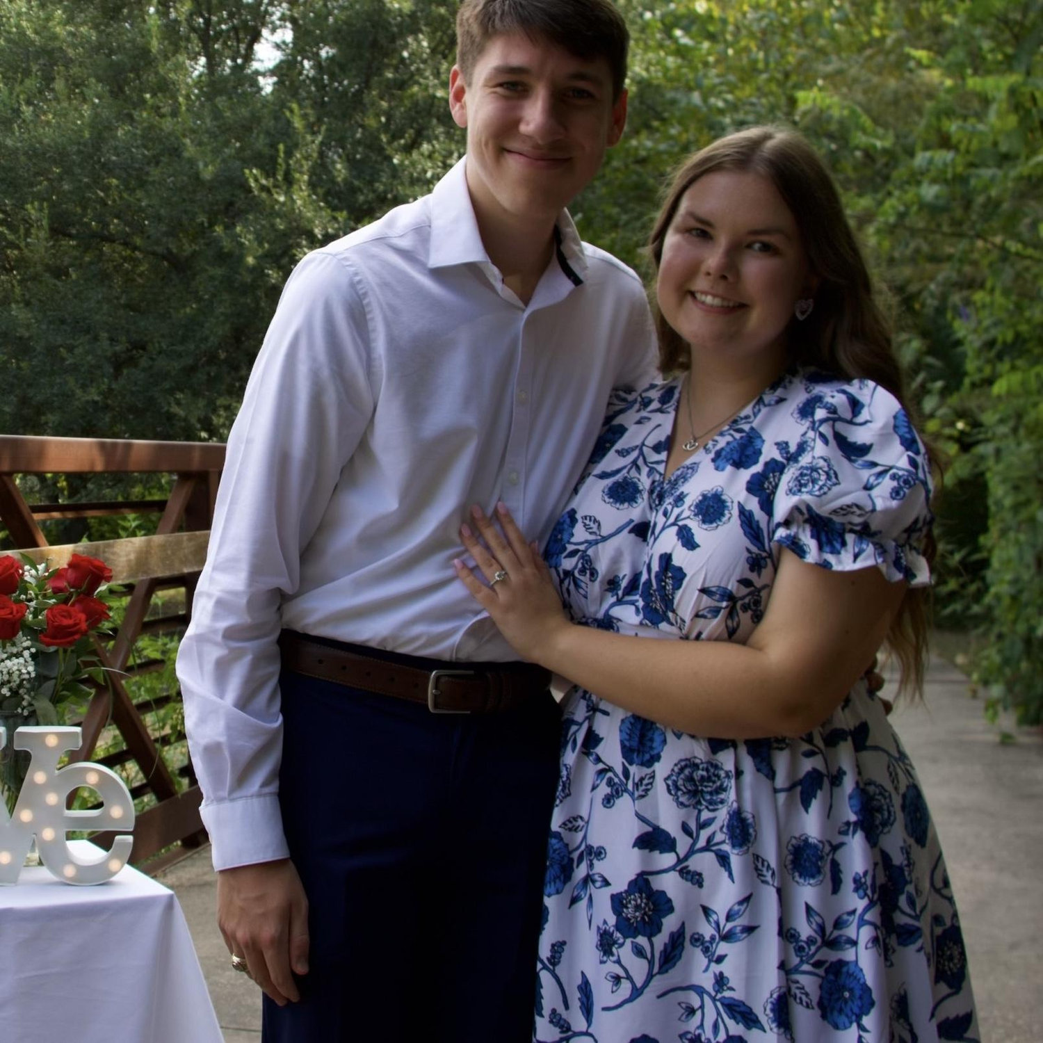 The day AJ proposed!!!! 8/11/2024