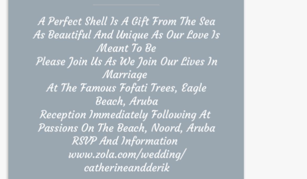 The Wedding Website of Catherine Kuhar James and Derik Edsall