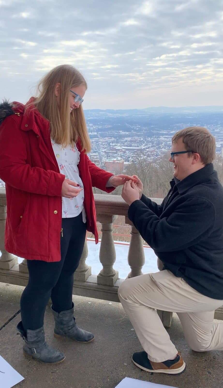 When he proposed!