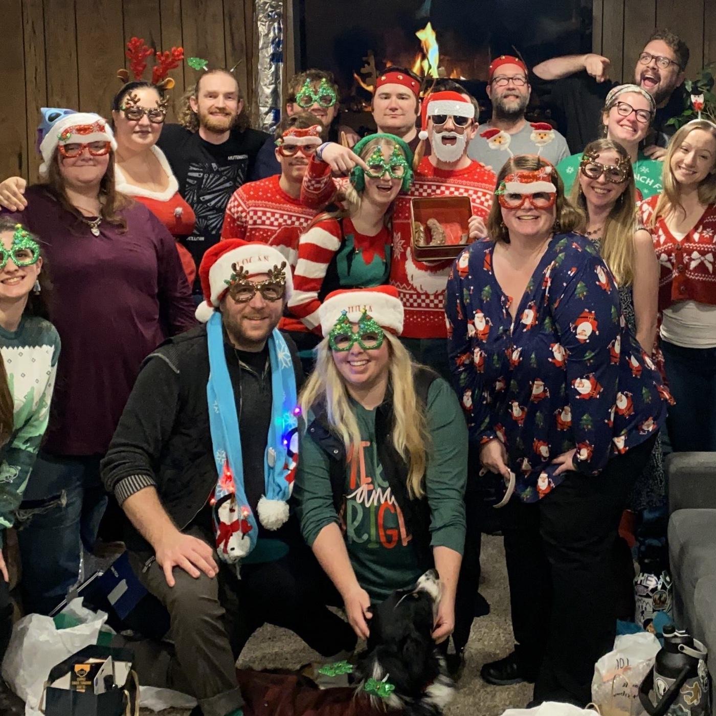 Monday night group Christmas party