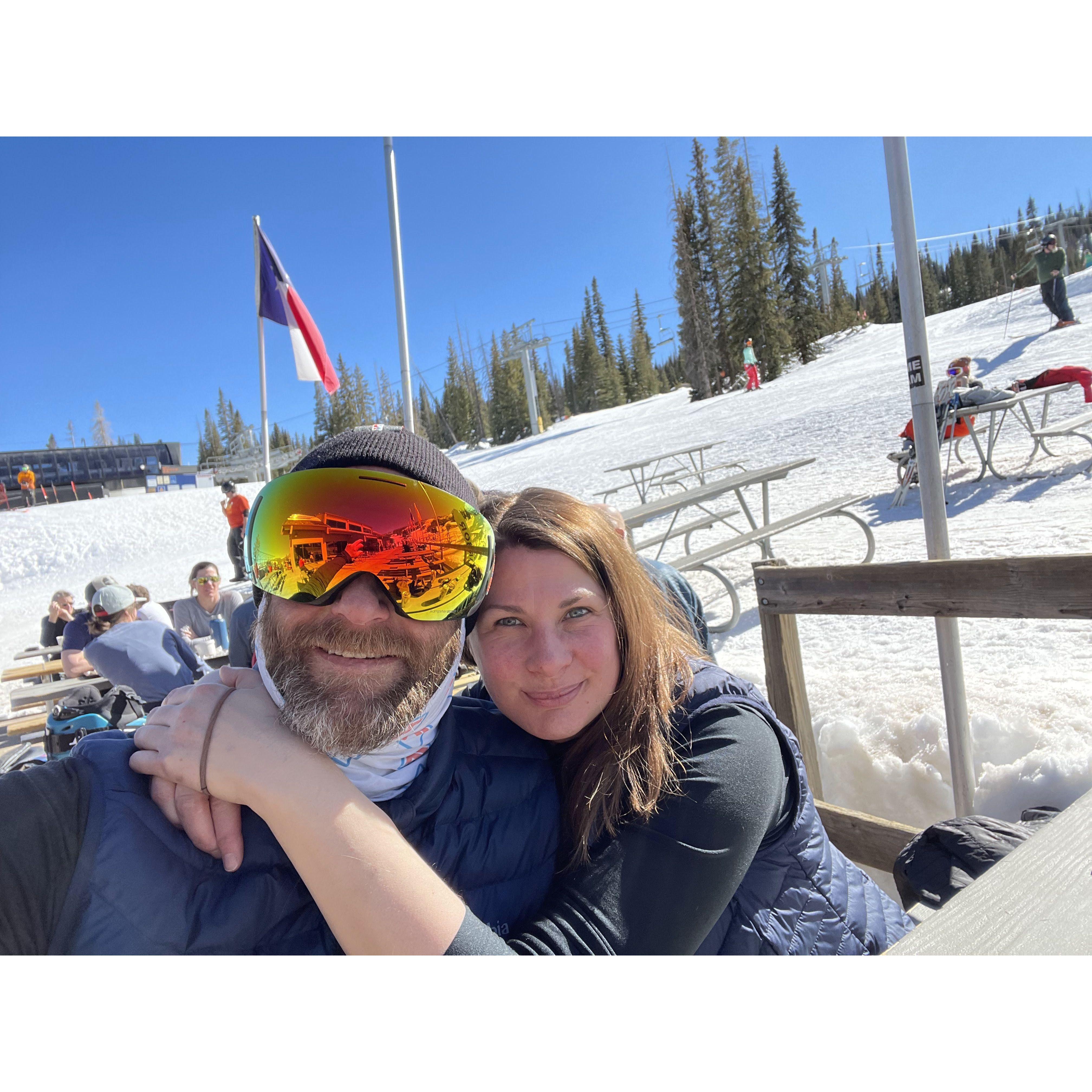 Bluebird day at Wolf Creek!