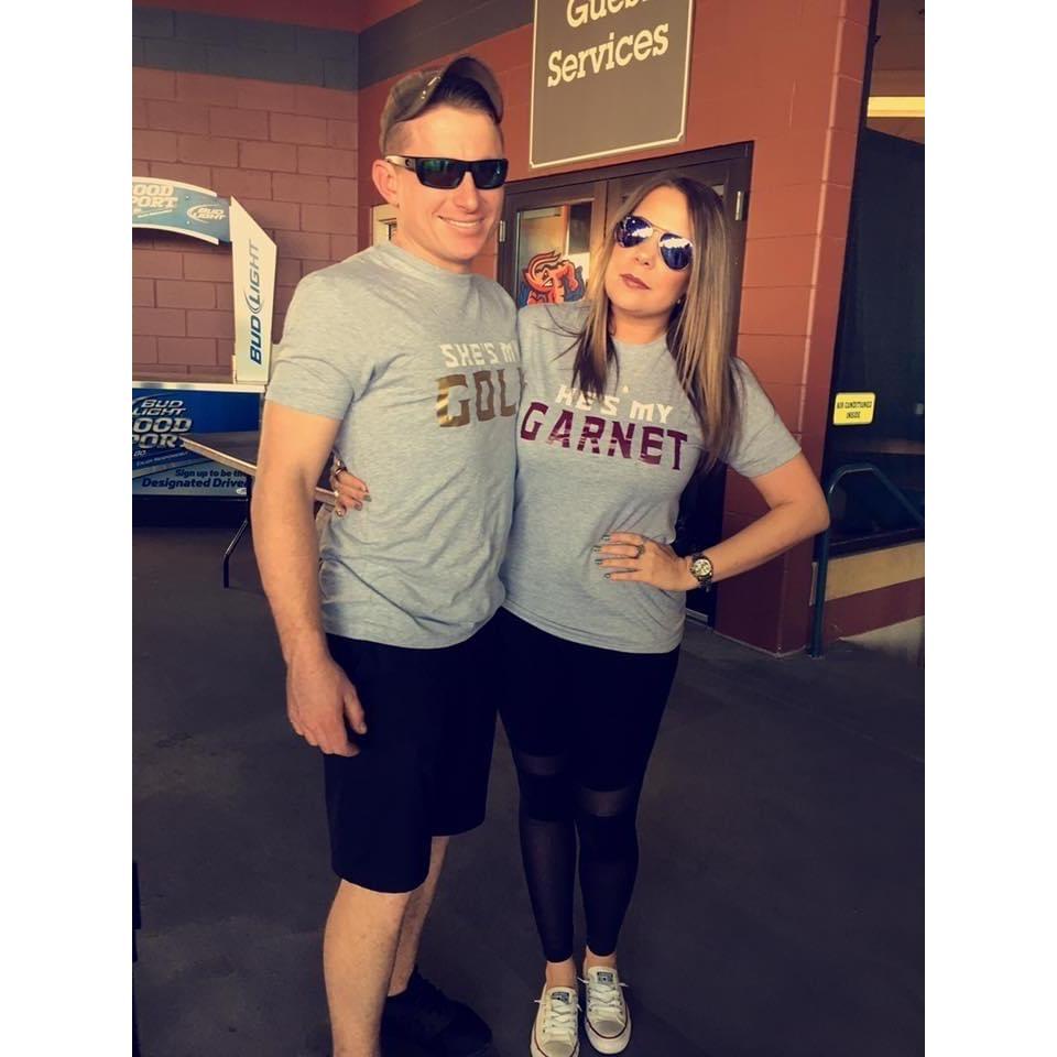 He's my Garnet.
She's my Gold.