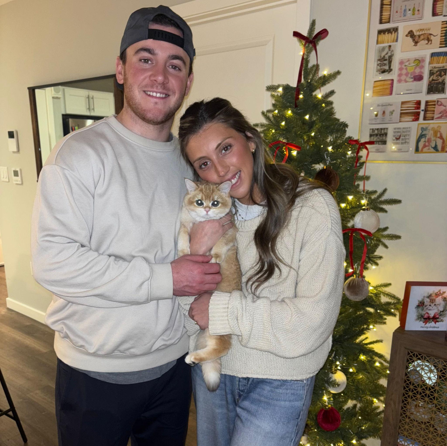 Us and our kitty Penelope!