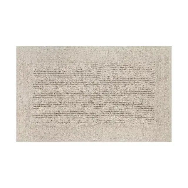 Haven™ Reversible Cotton 21" x 34" Bath Rug in Pumice Stone