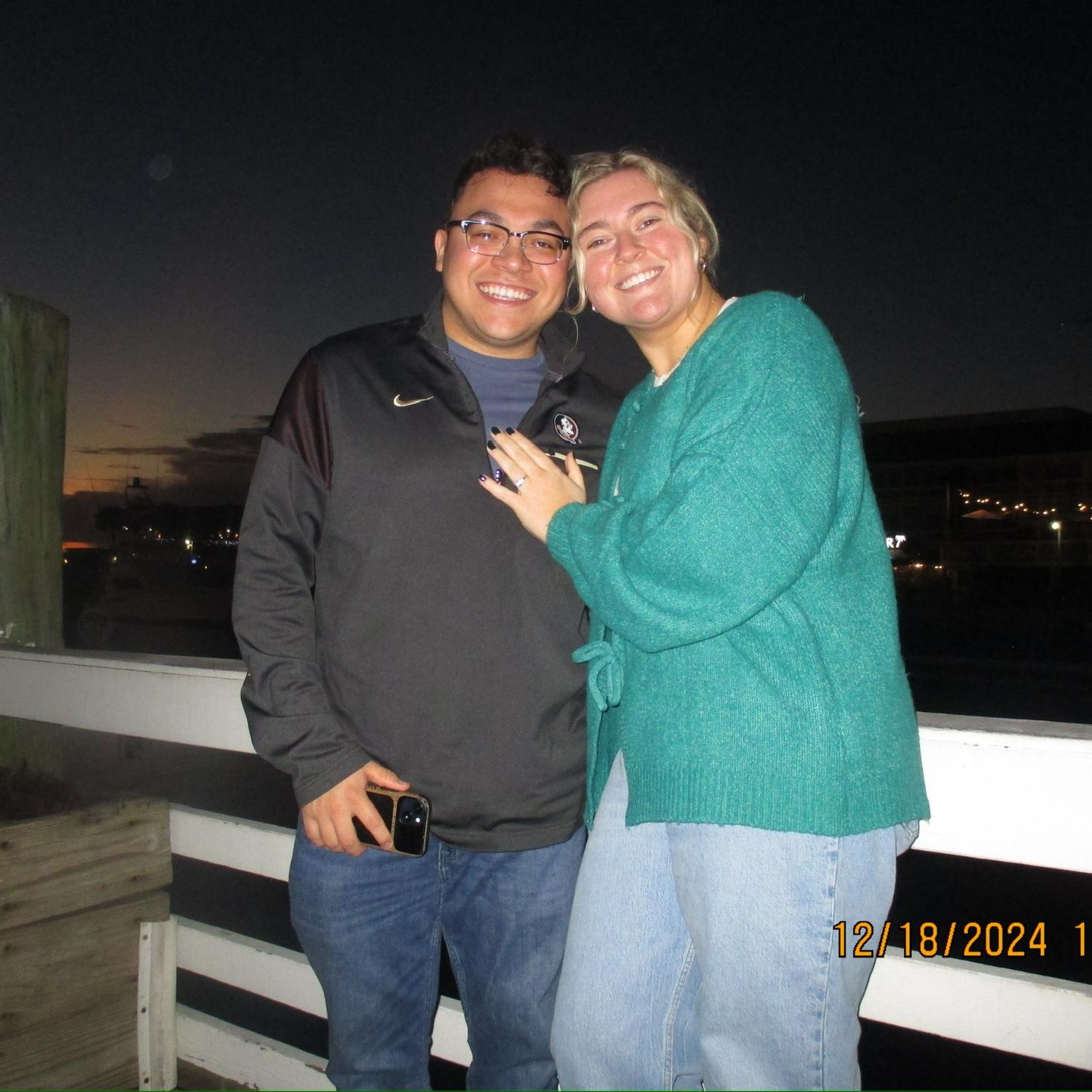 Engaged in Charleston, SC!