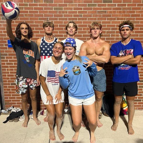 The volleyball team!