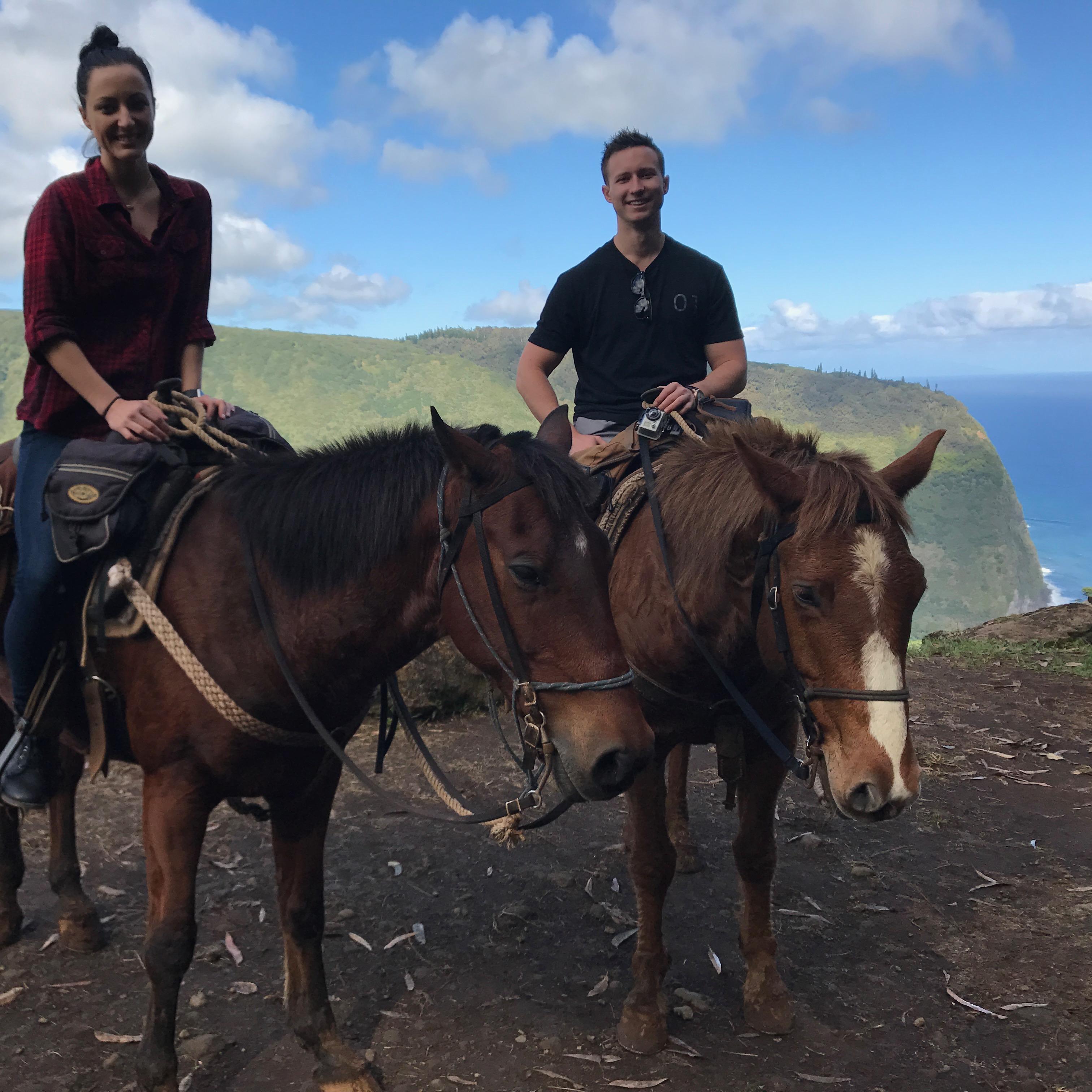 Horseback riding through #WaipioValley #adventures #Hawaii2017