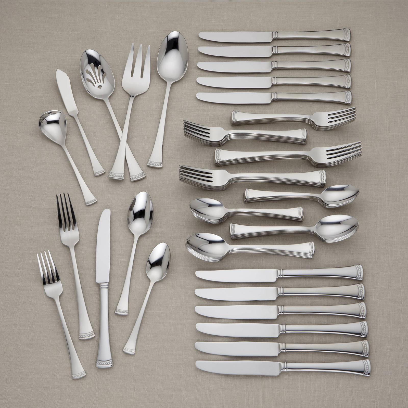 Lenox, Portola 65-Piece Flatware Set, Service for 12 | Zola