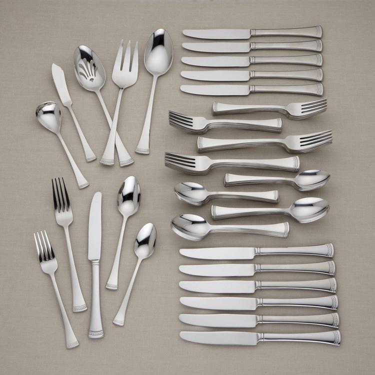Lenox, Portola 65-Piece Flatware Set, Service for 12 | Zola