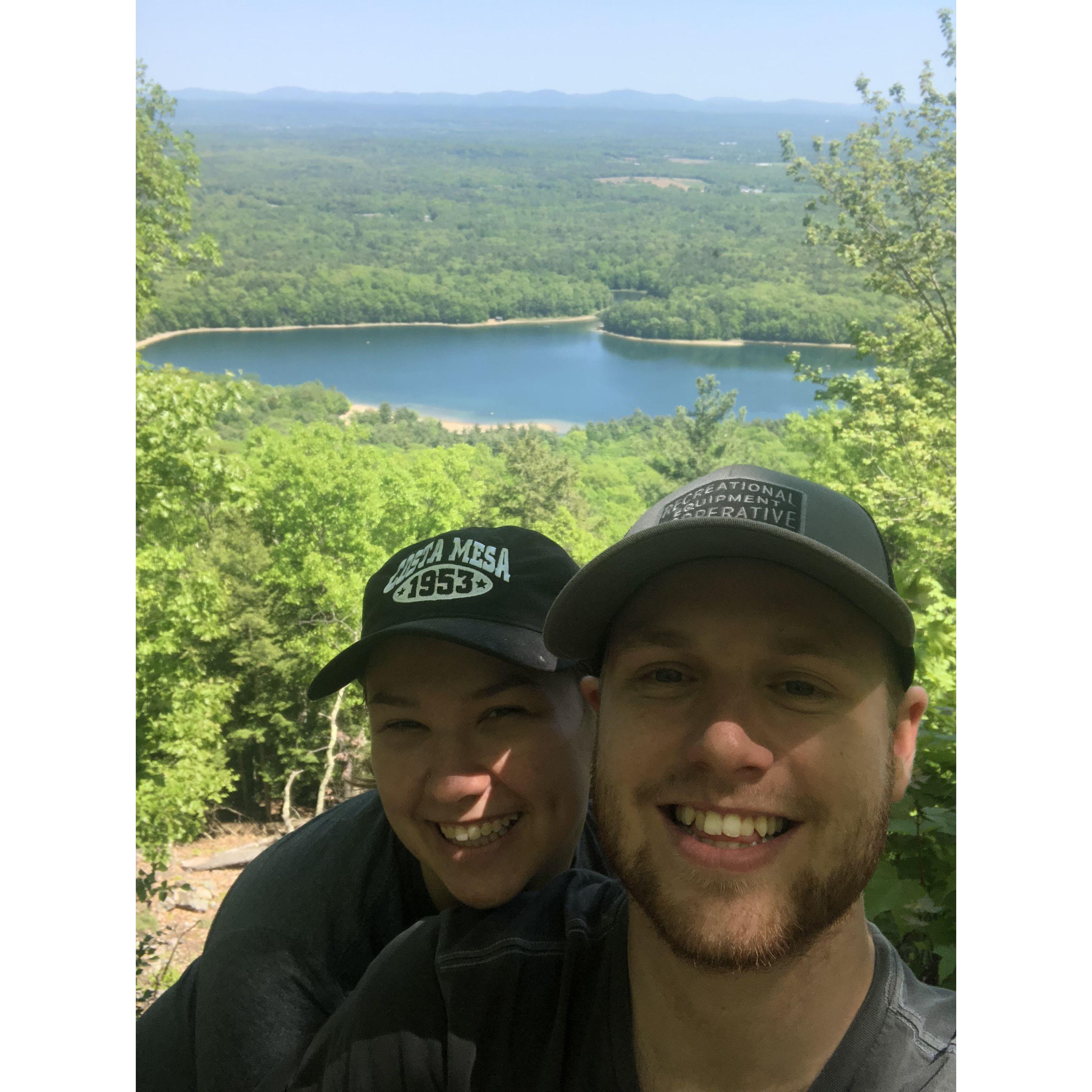 One of our many camping trips together