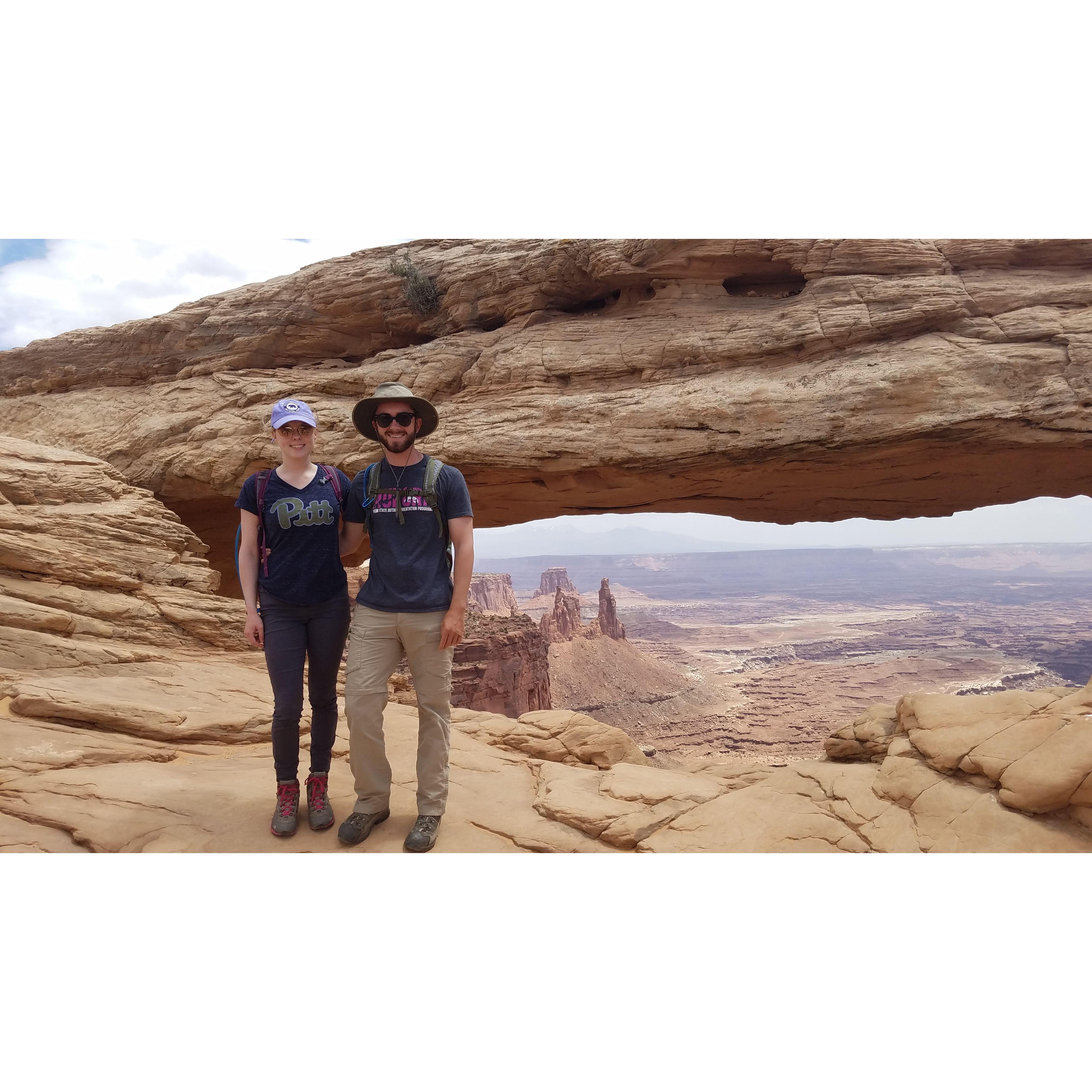 Exploring the west in Moab, Utah in 2018.