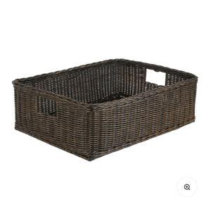 Underbed Wicker Storage Basket