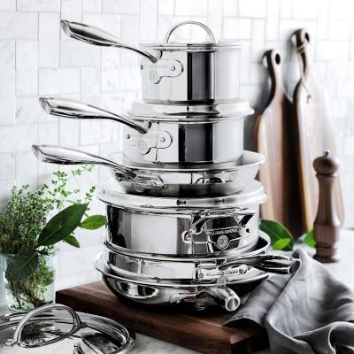 Williams Sonoma Signature Thermo-Clad™ Stainless-Steel 10-Piece Cookware Set