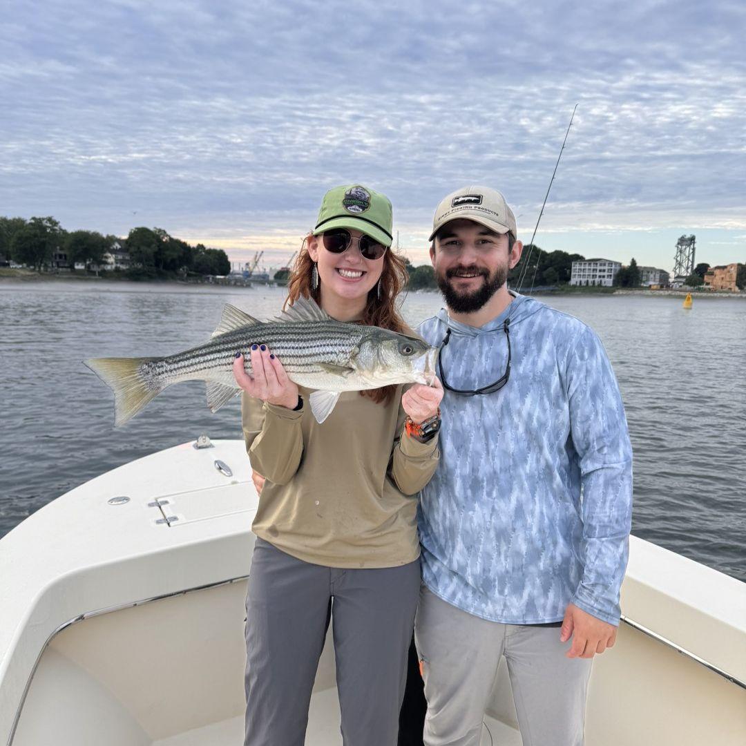 Fishing in Maine.