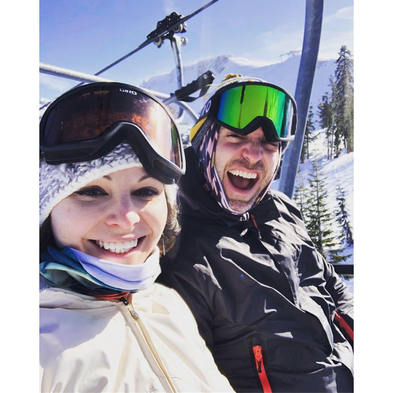 Our first ski trip together! Lake Tahoe, CA/NV