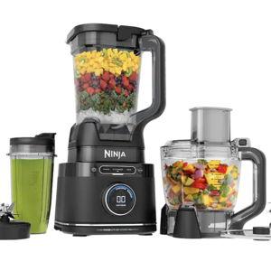 Ninja - Detect Kitchen System Power Blender + Food Processor Pro with 24-oz. To-Go Cup and BlendSense Technology - Black