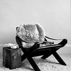 RW Guild Large Wool Shearling Throw