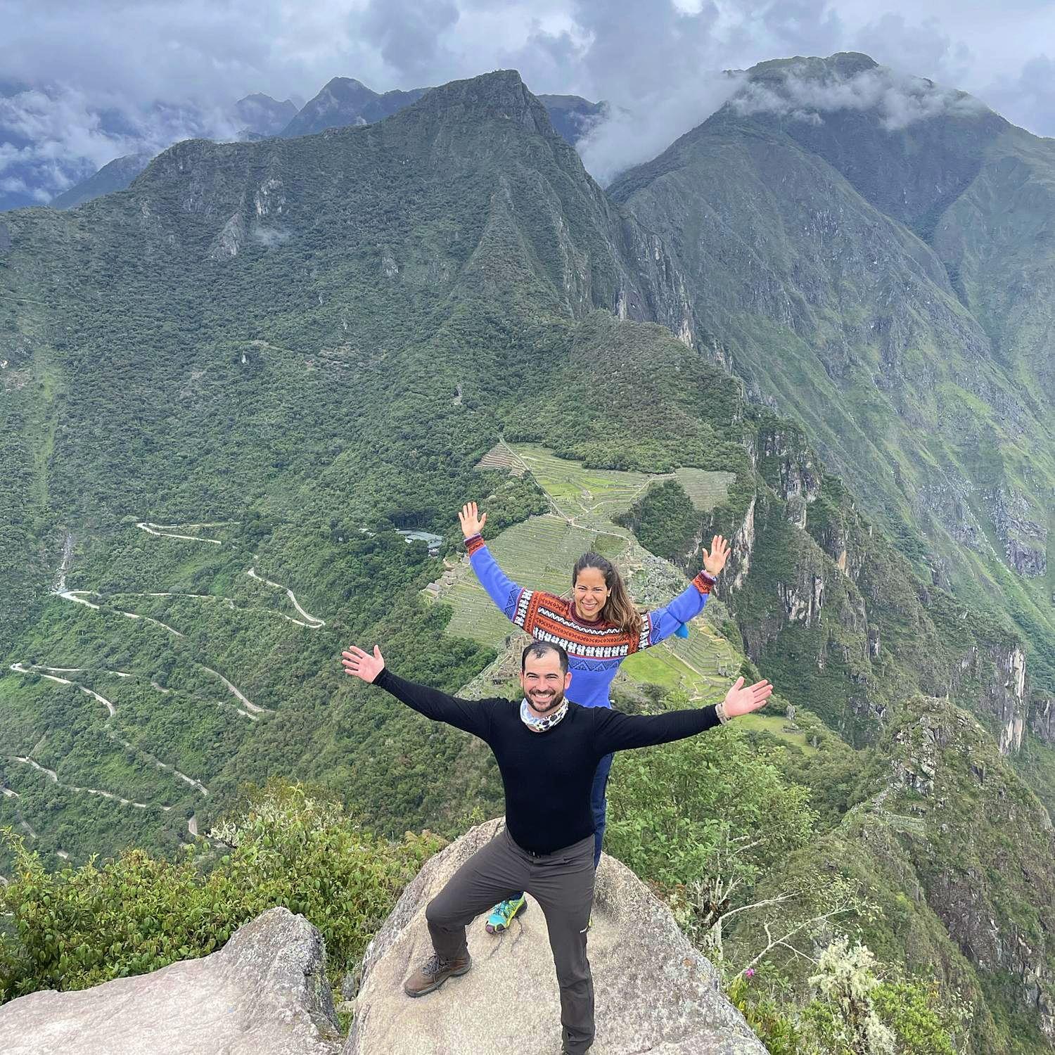 On top - of Huayna Picchu para ver Machu Picchu desde arribita