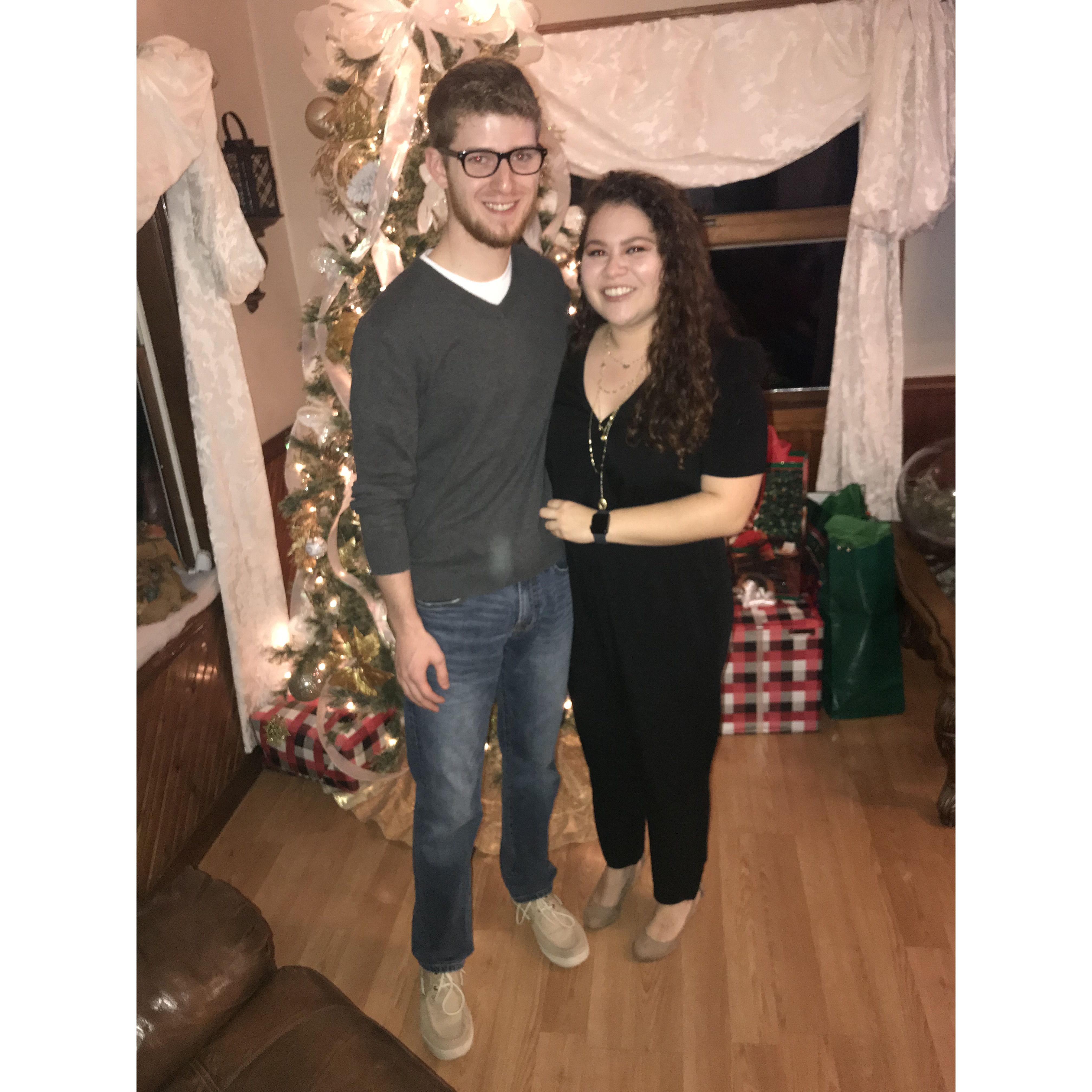 Our first Christmas together, 2018